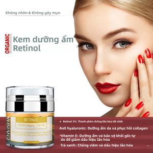 ENVISHA Vitamin Retinol Face Cream 50ml Hyaluronic Acid Kem Dưỡng Ẩm Chống Lão Hóa Xóa Nếp Nhăn Hàn Quốc Chăm Sóc Da Collagen Cho Mọi Loại Da