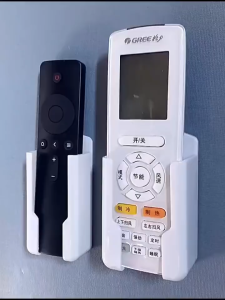 Self-adhesive Wall Mounted Mobile Phone Storage Box Sundries TV Universal Remote Controller Holder