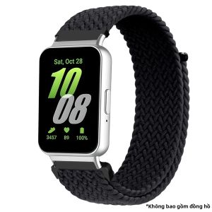 Dây Đeo Đồng Hồ Thể Thao Samsung Galaxy Fit3 Bằng Nylon Bện Có Thể Điều Chỉnh Thay Thế Phụ Kiện Vòng Đeo Tay Cho Đồng Hồ Thông Minh