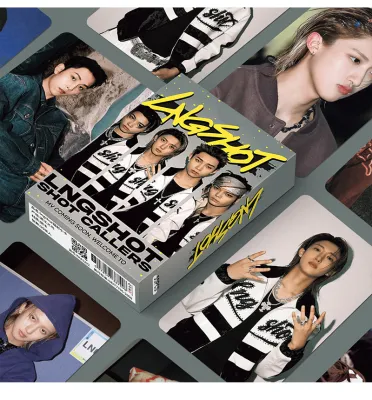 55Pcs/Set Idol Boys LNGSHOT High-Definition Printed Photos LOMO Card OHYUL LOUIS RYUL WOJIN Fans Collection Gifts