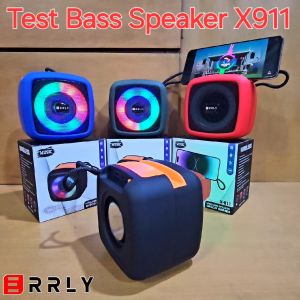 ERRLY Speaker Mini Bluetooth 5.3 X911 Wireleess Portable Led RGB Multimedia