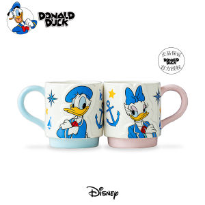 Donald Duck Mugs High Aesthetic Value Childrens Water Cups Home Use Advanced Couples Birthday Gifts Ceramic Cartoon Anime
