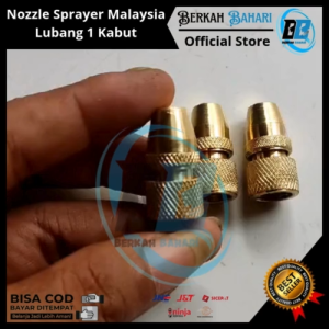 Nozzle Sprayer Malaysia Lubang 1 Mata | Spuyer Kabut Embun 1 Lubang Drat 10mm Sprayer PB Malaysia