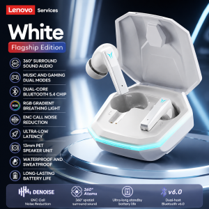 Lenovo | Lenovo GT105 Wireless Bluetooth 5.3 Earphones Low Latency Dual Mode Music Gaming Earphone With Mic Earbuds Sports In-Ear Headset