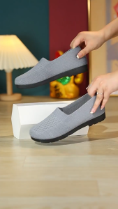 NW073 Sepatu Flat Shoes Slip On Wanita