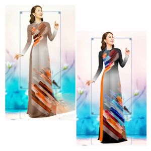 Vải May Áo Dài + Vải Quần Chất Lụa Tuyết Nhật Mềm Rũ Không Rạn Vải Co Giãn Nhẹ 4 Chiều