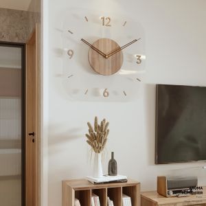 Living Room Quartz Wall Clock 2023 New Fashion Nordic Decorative Hanging Clock Home Use Kitchen Bathroom Decorative Clock