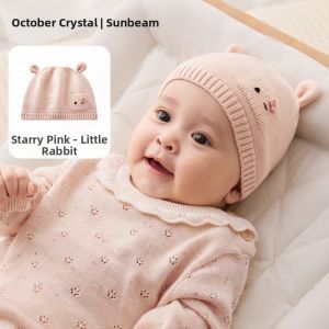 SHI YUE JIE JING | Soft Knitted Thermal Wool Baby Hat