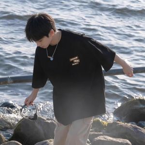 Loose Trendy Cotton T-Shirt