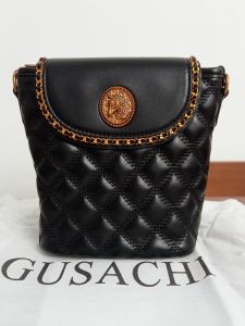 Tas HP GUSACHI Hitam Tas Selempang Wanita Vintage Premium Kuat Awet Empuk kd 115