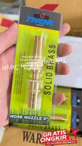 THOR Semprotan Air Lurus Kuningan 4" Hose Nozzle 4 Inch
