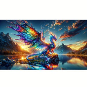 Kayou | 500 PCS Jigsaw Puzzle Dragon Design Puzzles Perfect for DIY Creative Fun with FamilyGift teasing Toy
