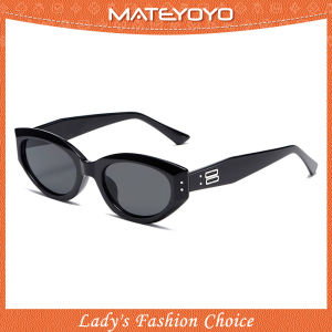 MATEYOYO Women Sunglasses Retro Cat’s Eye Sunglasses Narrow Frame Fashion Summer Sunglasses UV400 Protection Polarized Sunglasses Eyes Protection Eyewear Sun Glasses