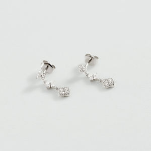 AGATHA | Four-leaf Flower Inspired Sterling Silver Earrings