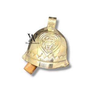 Bel Lonceng Klontong Sapi Kuningan Antik No 234 Warna Kuning 1 Pcs