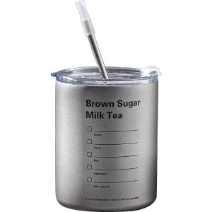 BOANG | Portable Stainless Steel Travel Cup with Straw Anti-shock