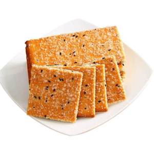 Black Sesame Crispy Thin Wafers Sandwich Biscuits