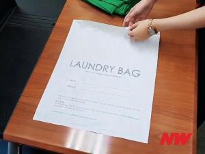 LAUNDRY BAG - OXO DEGRADABLE 1000PCS HOTEL SIZE / TRAVEL SIZE