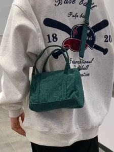 Tas Selempang Bahu Wanita Tas Jinjing Tas Bahan Cordu Tas Mini