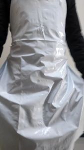 Apron for White Food Factory Use: PVC Waterproof Apron for Baking Industrial Apron Oil Proof Spot