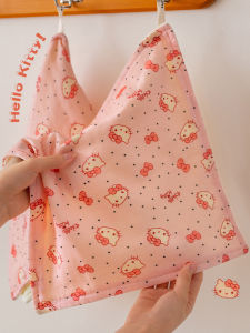 Khăn Mặt Cotton Kitty Màu Hồng Cho Trẻ Em 6 Lớp Khăn Mặt Cotton Nguyên Chất Khăn Mặt Cotton A-class Khăn Vuông Dùng Để Rửa Mặt