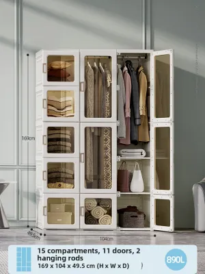 MAYi BOX | Modern Folding Plastic Wardrobe