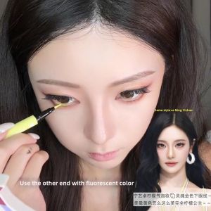 Lower Eyeliner Gold Shimmer and Matte Dual-tip