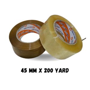 (1 Rol) lakban 2 inch x 200 yard / lakban 45 mm x 200 yard 2 inch/kualitas daimaru
