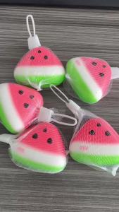 ZXZ | 1/3/6pcs Squishy Watermelon Fidget Toy Anti-Stress Slow Rising Fruit Pinch Squeeze Stress Reliever Funny Pressure Reducer Prop