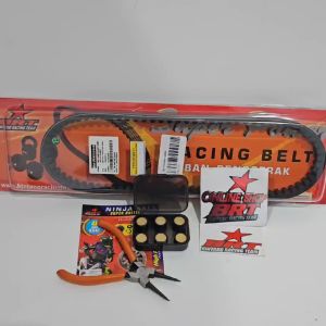 PAKET KIRIAN 3 VBELT Vanbelt ROLLER NINJA BALL BRT BEAT SCOOPY SPACY KARBU KARBURATOR