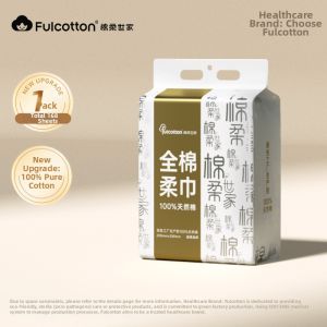 FulCotton | Infant Cotton Facial Wipes 100% Pure Cotton Disposable