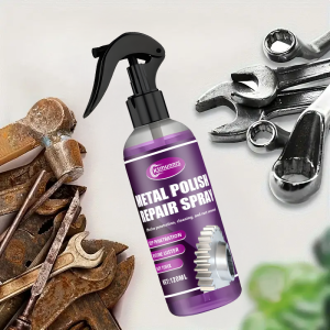 120ML Quick Rust Remover Spray: Citric Acid Formula No Damage for Home Metal Stainless Steel Cars Motorcycles