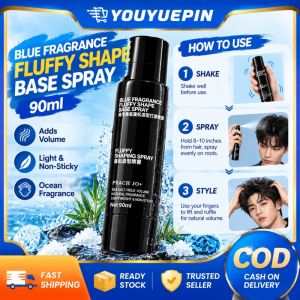 Youyuepin 5 cái bình xịt Tóc Xù Làm mới không dính rễ nâng lên Volumizing sương mù tươi đại dương mùi hương nhanh khô tạo kiểu cơ sở cho tóc xẹp sử dụng thường nhật mịn
