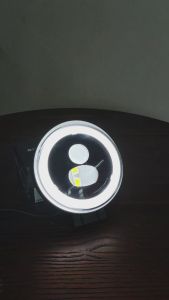 Lampu Tembak LED 8D Plankton Lensa 2 Mata Jauh Dekat High Low LW-402B & LW-402K