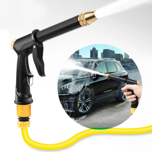 1pc Portable High Pressure Water Hose Nozzle Spray Adjustable Garden Hose Nozzle Spray Car Washing And Pet Cleaning Tools