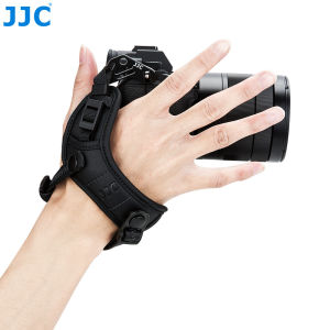 JJC | JJC Deluxe Mirrorless Camera Hand Grip Strap for Sony Canon Nikon Fujifilm Olympus Panasonic with Arca Swiss Quick Release Plate