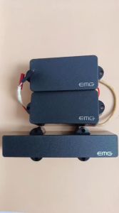 Pickup Gitar Guitar Bass EMG P-LJ/SJ 4 String Set Black