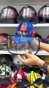 Mũ Bảo Hiểm Cho Bé Tập Đi Tập Bò Có Kính Từ 6 Tháng Đến 24 Tháng Tuổi /Siêu Nhẹ Thoáng Mát Và An Toàn./Tặng kèm Lưỡi Trai