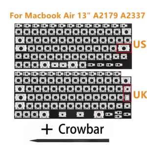 New For Macbook Air Retina 13" M1 A2337 A2179 Laptop Keyboard White Scissor Clips Hinge Set Replacement 2020 Year