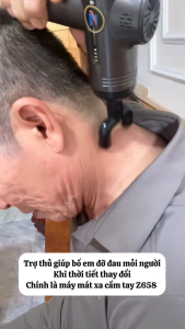 Máy massage cầm tay chính hãng ZLIFE Z658 chế độ lực đấm siêu mạnh 13800 vòng/phútpin 2500mah