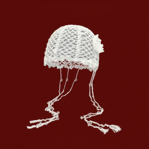 Lace Hollow Summer Breathable Bow Chain Hat