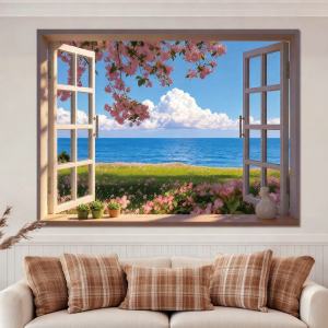 XIANXIANWUFANG | 3D Stereo Scenic Wallpaper Stickers