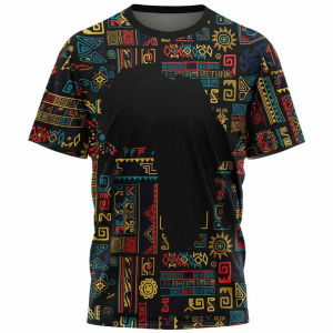 Ethnic Tribal Dashiki Summer Men T-Shirts African 3D Print Women Short Sleeve T Shirt Harajuku Y2k Tees Kids Tshirt Clothing