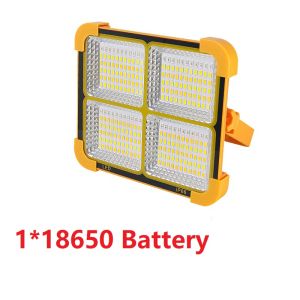 Solar Camping Lantern Rechargeable Strong Magnet Portable Tent Lights 4800mah Power Bank LED Work Light Emergency Camping Light