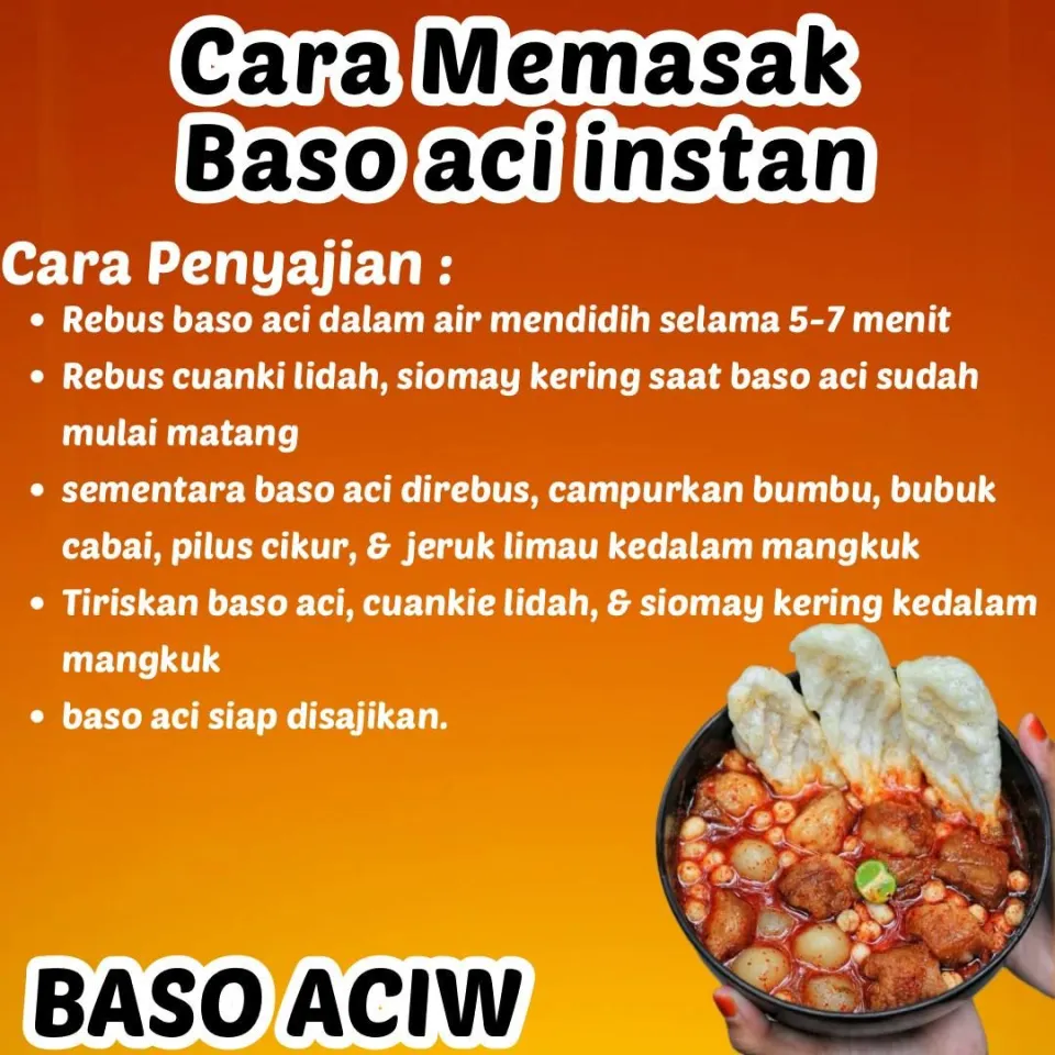 baso aci paket 12 pcs murah / BASO ACI PAKET 12 PCS MURAH / BASO