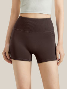 กางเกงขาสั้นเต้นรำเอวสูงแห้งเร็ว กางเกงโยคะ ปั่นจักรยาน วิ่ง ปีนเขา กางเกงกีฬาผู้หญิง กางเกงกีฬาผู้หญิง ผ้าฝ้ายโพลีเอสเตอร์ ฤดูใบไม้ผลิ 2025