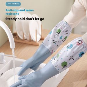 Không trượt găng tay vệ sinh trong gia đình bền với thiết kế gấu trúc dễ thương