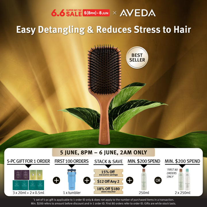 AVEDA Wooden Paddle Brush