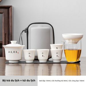 PUQI | Bộ Trà Du Lịch An Toàn Ngoài Trời Chất Lượng Cao Như Ngọc Bích