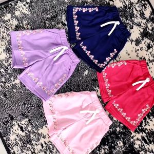 Celana Pendek Anak Perempuan Bordir Bunga Classic New